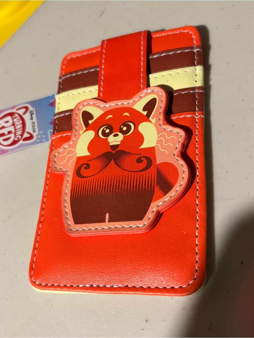 Red Panda Card Holder - Kids or adults Accessories new with tags Disney Pixar